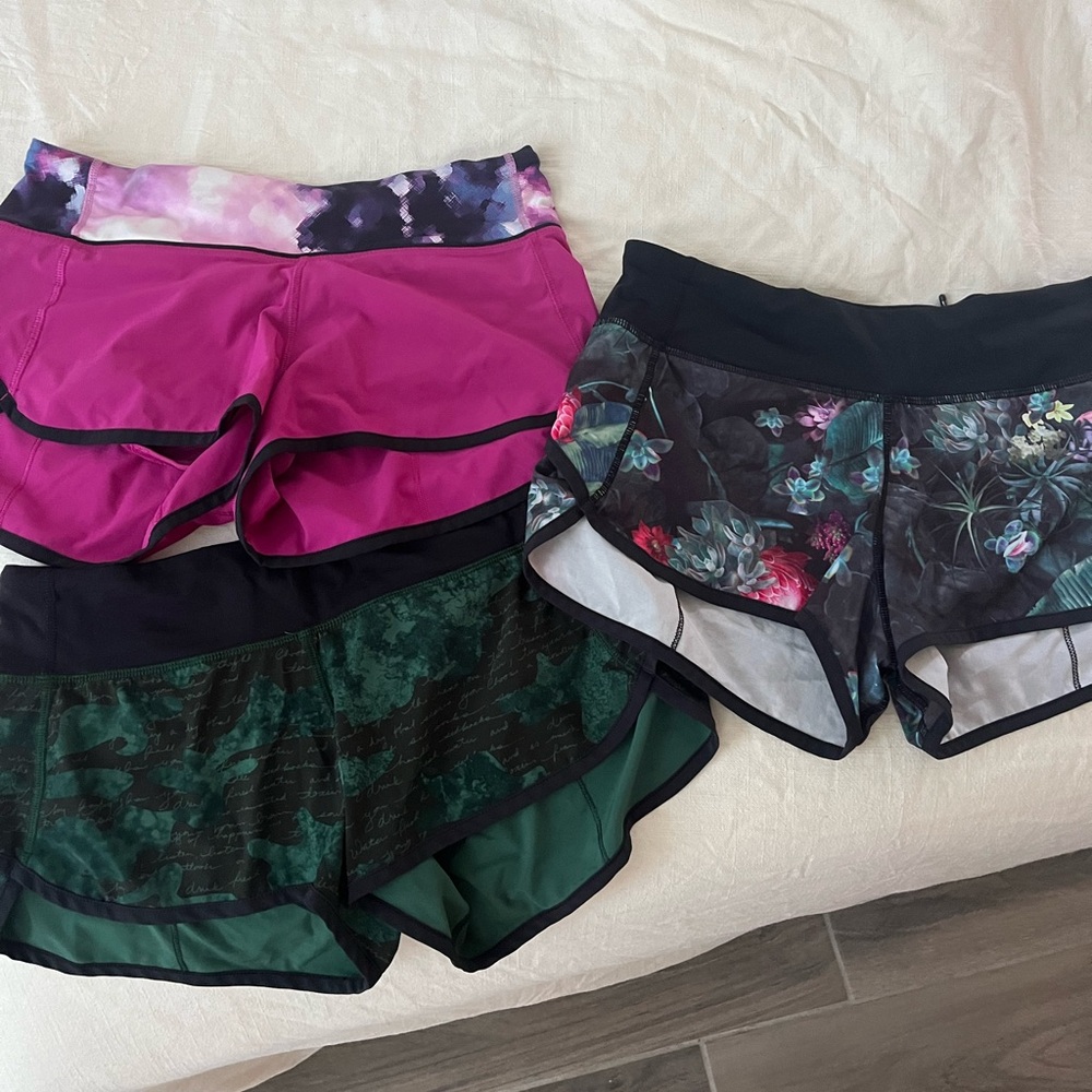 Lululemon speed shorts
